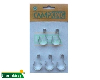 Campking Tentclip 19-22 mm Verenstaal 5 stuks