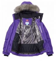 Columbia D Down Jacket Dames Skijas Paars Maat L