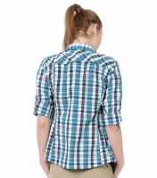 The North Face Dames Boulder Kassie Blouse Deep Water Blauw Maat L
