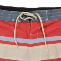 Quiksilver Heren Panel Stripe Short Rood Blauw Maat 34