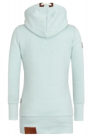 Naketano Dames Vest Darth Long Milky Green Melange Maat L