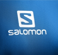 Salomon Heren Stroll Logo ActiveDry T-shirt Blauw Maat L