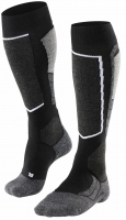 Falke Dames SK2 Wool Skiing Zwart Maat 35-36