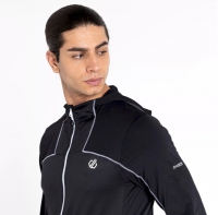 Dare2B Heren Revive II Core Stretch Hoodie Black Maat M