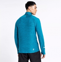 Dare2B Heren Power Up II Long Sleeve Fjord Blue Maat M