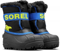 Sorel Kinder Snow Commander Snowboots Blauw Zwart Maat US5 UK4 EU22