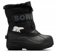 Sorel Kinder Snow Commander Snowboots Zwart Maat US7 UK6 EU24