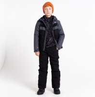 Dare2B Kinder Remarkable Wintersportjas Ebony / Black Maat 140