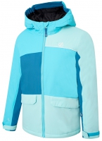 Dare2B Kinder Remarkable Wintersportjas Azure Blue Maat 140