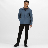 Regatta Heren Cera IV Softshell Dark Denim Marl Maat M