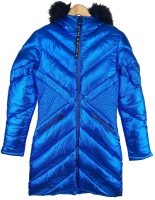 Dare2B X Julien Macdonald Dames Expansion Parka Surf Spray Blue Maat XS/34