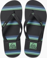 Reef Heren Seaside Prints Slippers Aqua Green Maat US8 EU40