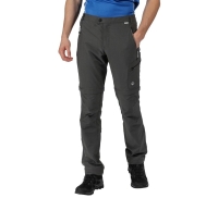 Regatta Heren Highton Zip Off Outdoorbroek Magnet Grijs Maat 48 33/32