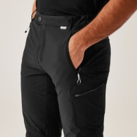 Regatta Heren Highton Outdoorbroek Zwart Maat 58 42/32