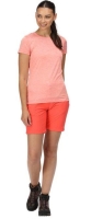 Regatta Dames Shorts Chaska Short Neon Peach Maat 38