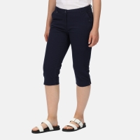 Regatta Dames Mayaan Capri Navy Blauw Maat 38