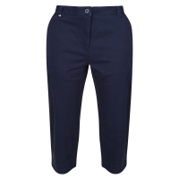 Regatta Dames Mayaan Capri Navy Blauw Maat 38