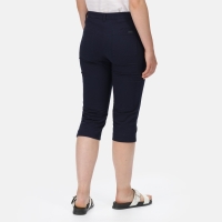 Regatta Dames Mayaan Capri Navy Blauw Maat 40