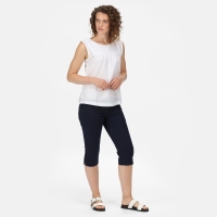 Regatta Dames Mayaan Capri Navy Blauw Maat 40