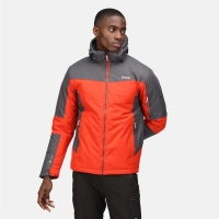 Regatta Heren Fincham Winterjas Cajun Orange / Rhino Maat M