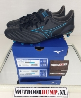 Mizuno Heren Morelia Neo II MD Voetbalschoenen Zwart Blauw Maat 45