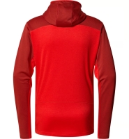 Haglofs Heren ROC Flash Mid Hoodie Zenith red Maat M
